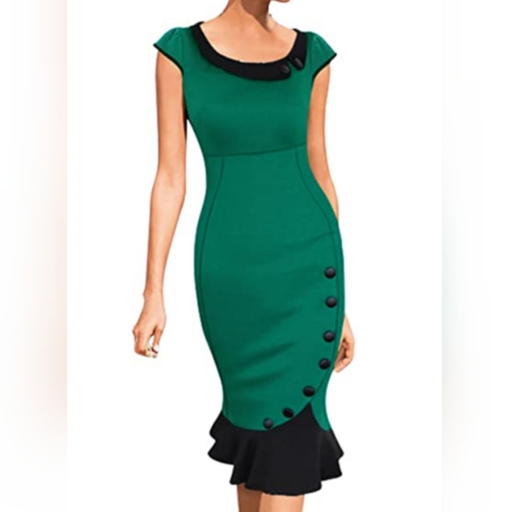 Retro Cocktail Dress - M/L